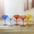 custom colored cocktail glasses